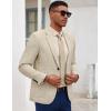 imageCOOFANDY Mens Casual Blazer Slim Fit Sport Coat Lightweight Two Button Suit JacketsKhaki