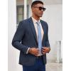 imageCOOFANDY Mens Casual Blazer Slim Fit Sport Coat Lightweight Two Button Suit JacketsNavy Blue