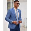 imageCOOFANDY Mens Casual Blazer Slim Fit Sport Coat Lightweight Two Button Suit JacketsRoyal Blue