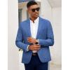 imageCOOFANDY Mens Casual Blazer Slim Fit Sport Coat Lightweight Two Button Suit JacketsRoyal Blue