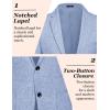 imageCOOFANDY Mens Casual Blazer Slim Fit Sport Coat Lightweight Two Button Suit JacketsSky Blue