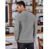 imageCOOFANDY Mens Knit Polo Shirts Long Sleeve Sweater Polo Lightweight Fashion Casual Collared ShirtsLight Grey