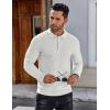 imageCOOFANDY Mens Knit Polo Shirts Long Sleeve Sweater Polo Lightweight Fashion Casual Collared ShirtsWhite