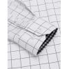 imageCOOFANDY Mens Pattern Dress Shirt Long Sleeve Casual Button Down Formal Shirts02white