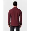 imageCOOFANDY Mens Pattern Dress Shirt Long Sleeve Casual Button Down Formal Shirts03wine Red Solid