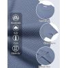 imageCOOFANDY Mens T Shirts Casual Short Sleeve Crewneck Shirts Solid Textured Knit Pullover TeesGrey Blue