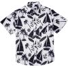 imageCOOFANDY Big and Tall Mens Hawaiian Shirts Short Sleeve Tropical Floral Button Down Shirt Casual Summer Beach ShirtsWhite Cruise Ship