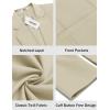 imageCOOFANDY Men Casual Blazer Sport Coats Slim Fit Lightweight Business Two Button Suit JacketsLight Khaki
