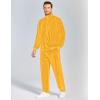 imageCOOFANDY Mens 2 Piece Velour Tracksuit Full Zip Jackets Pants Velvet Jogging Suits Sweatsuit SetYellow
