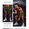 imageCOOFANDY Mens Athletic Running Shorts Quick Dry 7 Workout Gym Short Lightweight Active Sport Short for Tennis HikingArmy Green