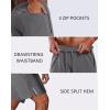 imageCOOFANDY Mens Athletic Running Shorts Quick Dry 7 Workout Gym Short Lightweight Active Sport Short for Tennis HikingDark Grey