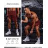 imageCOOFANDY Mens Athletic Running Shorts Quick Dry 7 Workout Gym Short Lightweight Active Sport Short for Tennis HikingWine Red