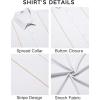 imageCOOFANDY Mens Cuban Guayabera Shirt Short Sleeve Button Down Shirts Casual Summer Beach Shirts