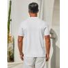 imageCOOFANDY Mens Knit Button Down Shirts Short Sleeve Polo Shirt Casual Vacation Summer Beach ShirtsWhite