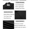 imageCOOFANDY Mens Linen Shirts Short Sleeve Button Down Shirt Casual Beach Summer Shirts Wedding Vacation ShirtBlack