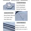 imageCOOFANDY Mens Linen Shirts Short Sleeve Button Down Shirt Casual Beach Summer Shirts Wedding Vacation ShirtDemin Blue