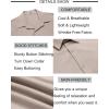 imageCOOFANDY Mens Linen Shirts Short Sleeve Button Down Shirt Casual Beach Summer Shirts Wedding Vacation ShirtKhaki