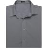 imageCOOFANDY Mens Muscle Fit Dress Shirts WrinkleFree Short Sleeve Casual Button Down ShirtGrey