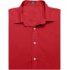 imageCOOFANDY Mens Muscle Fit Dress Shirts WrinkleFree Short Sleeve Casual Button Down ShirtRed