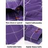imageCOOFANDY Mens Plaid Dress Shirt Long Sleeve Business Casual Regular Fit Button Down ShirtsPurple