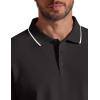 imageCOOFANDY Mens Polo Shirts Classic Short Sleeve Polo T Shirts Cotton Pique Casual Summer Fashion Golf ShirtBlack