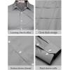 imageCOOFANDY Mens Rose Shiny Shirt Luxury Flowered Printed Button Down ShirtGrey
