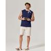 imageCOOFANDY Mens Sleeveless Shirts Cotton Workout Tank Tops Cut Off Shirts Gym Muscle Loose Fit TeeNavy Blue