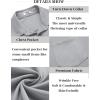imageCOOFANDY Mens Wrinkle Free Short Sleeve Dress Shirts Button Up Fitted Casual Summer Shirts Light Grey