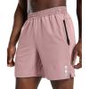 imageCOOFANDY Mens Athletic Running Shorts Quick Dry 7 Workout Gym Short Lightweight Active Sport Short for Tennis HikingNude Pink
