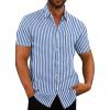 Short Sleeve - Blue Stripe