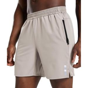 imageCOOFANDY Mens Athletic Running Shorts Quick Dry 7 Workout Gym Short Lightweight Active Sport Short for Tennis HikingStone