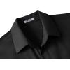 imageCOOFANDY Big amp Tall Shirts for Men Short Sleeve Button Down Casual Dress ShirtsBlack