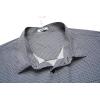imageCOOFANDY Big amp Tall Shirts for Men Short Sleeve Button Down Casual Dress ShirtsGrey Blacksquare