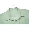 imageCOOFANDY Big amp Tall Shirts for Men Short Sleeve Button Down Casual Dress ShirtsLight Greenanchor