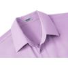 imageCOOFANDY Big amp Tall Shirts for Men Short Sleeve Button Down Casual Dress ShirtsLilac