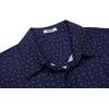 imageCOOFANDY Big amp Tall Shirts for Men Short Sleeve Button Down Casual Dress ShirtsNavy  Anchor Pattern