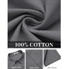 imageCOOFANDY Mens Button Down Shirts Short Sleeve Casual Shirt Cotton Summer Beach Linen Wedding ShirtsDark Grey