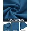 imageCOOFANDY Mens Button Down Shirts Short Sleeve Casual Shirt Cotton Summer Beach Linen Wedding ShirtsSea Blue