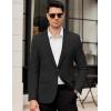 imageCOOFANDY Mens Casual Blazer Slim Fit Lightweight Sport Coats One Button Suit Jacket Dress Blazer JacketsBlack