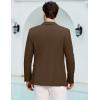 imageCOOFANDY Mens Casual Blazer Slim Fit Lightweight Sport Coats One Button Suit Jacket Dress Blazer JacketsBrown