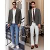 imageCOOFANDY Mens Casual Blazer Slim Fit Lightweight Sport Coats One Button Suit Jacket Dress Blazer JacketsDark Gray
