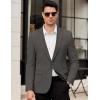 imageCOOFANDY Mens Casual Blazer Slim Fit Lightweight Sport Coats One Button Suit Jacket Dress Blazer JacketsDark Gray