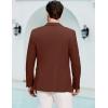 imageCOOFANDY Mens Casual Blazer Slim Fit Lightweight Sport Coats One Button Suit Jacket Dress Blazer JacketsDark Red