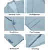 imageCOOFANDY Mens Casual Blazer Slim Fit Lightweight Sport Coats One Button Suit Jacket Dress Blazer JacketsLight Blue