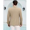 imageCOOFANDY Mens Casual Blazer Slim Fit Lightweight Sport Coats One Button Suit Jacket Dress Blazer JacketsLight Khaki
