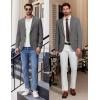 imageCOOFANDY Mens Casual Blazer Slim Fit Lightweight Sport Coats One Button Suit Jacket Dress Blazer JacketsMedium Gray