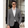 imageCOOFANDY Mens Casual Blazer Slim Fit Lightweight Sport Coats One Button Suit Jacket Dress Blazer JacketsMedium Gray