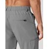 imageCOOFANDY Mens Casual Golf Shorts 9 Stretch Lightweight Quick Dry Summer Hiking Travel Shorts with Zipper PocketsGrey
