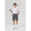 imageCOOFANDY Mens Casual Shorts ClassicFit 9 Chino Shorts Cotton Stretch Golf Short with 4 PocketsGrey