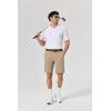 imageCOOFANDY Mens Casual Shorts ClassicFit 9 Chino Shorts Cotton Stretch Golf Short with 4 PocketsKhaki